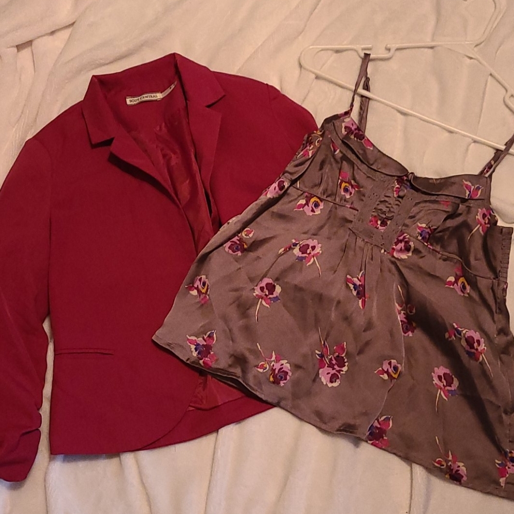 Cute blazer and tank
